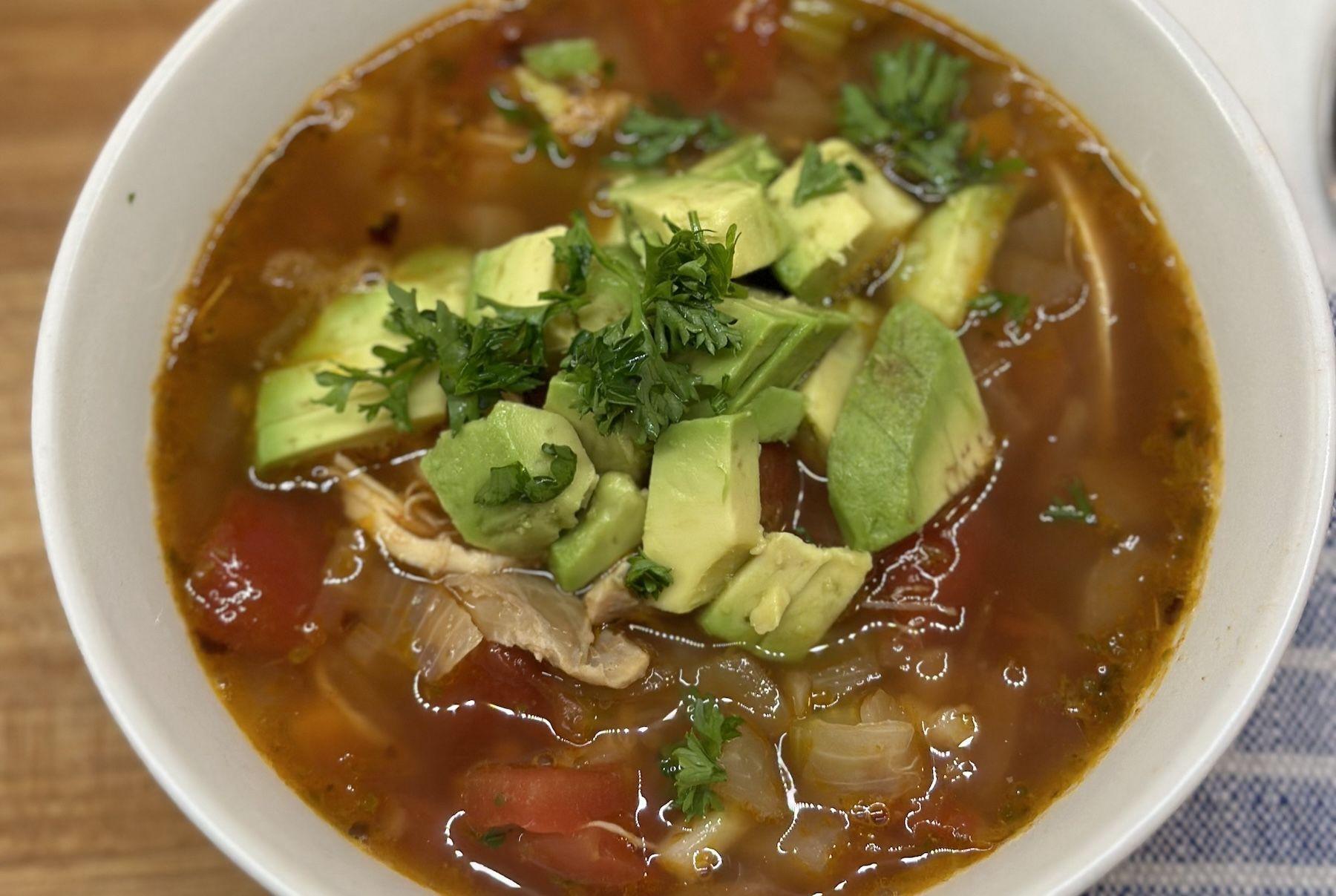 The simplest soup you’ll ever make - but filled with all the nutrients for a metabolically friendly meal!