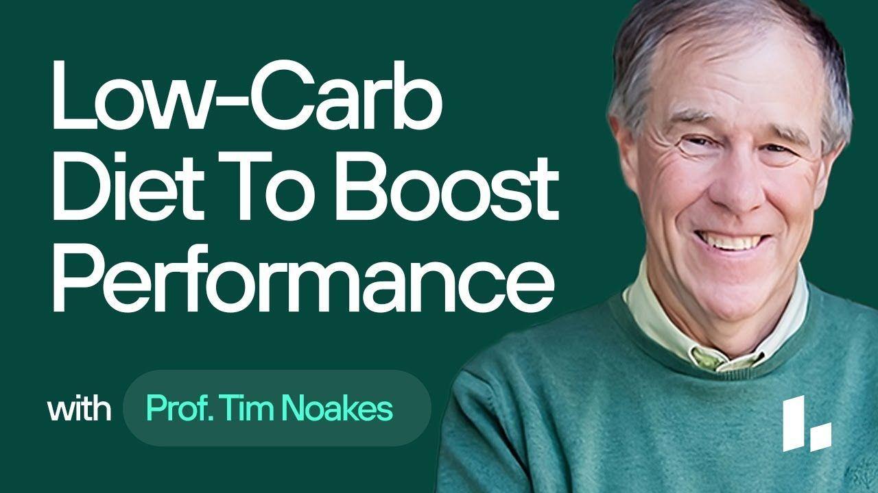 Dr. Tim Noakes discusses the benefits of a low-carb, high-fat diet for athletes, performance, and overall health.